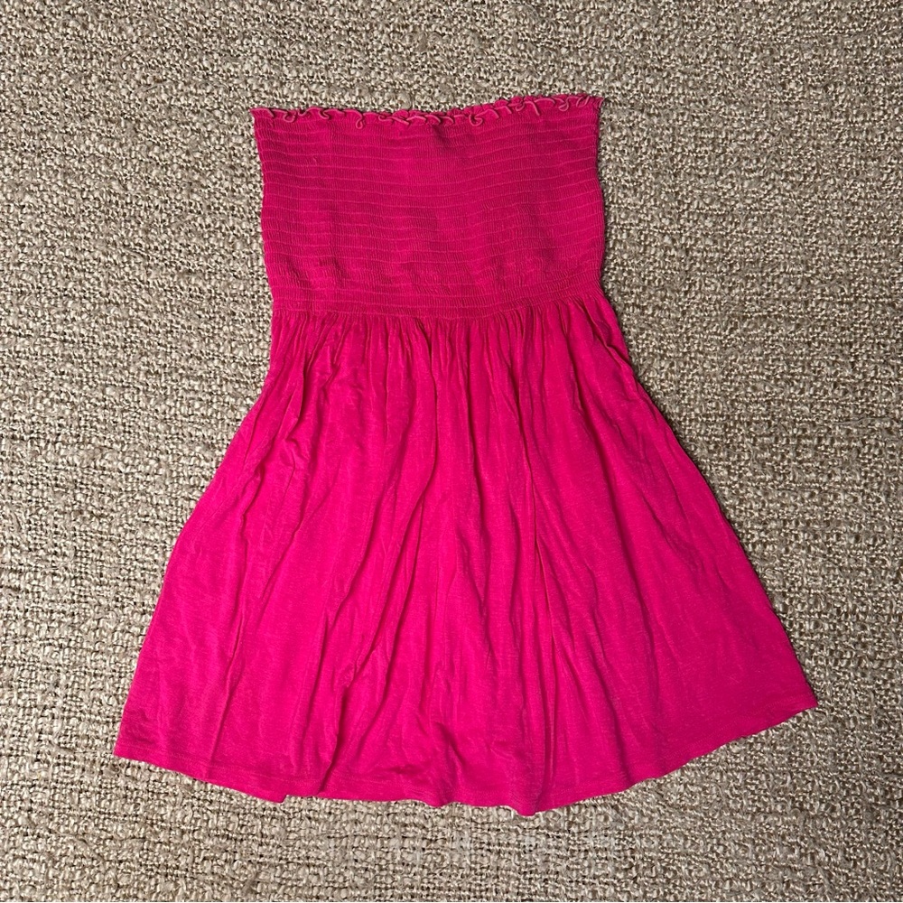 MODA INTERNATIONAL Women’s Size Small Flowy Fuchsia Y2K Tube Top